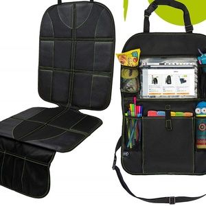 Car Seat Protector and Organizer Set